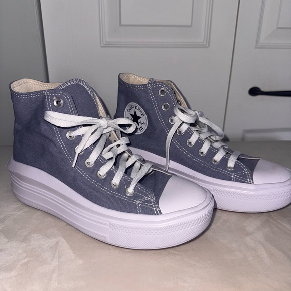 Converse All Star Move Platform Hi Sneakers (Color: Thunder Daze) - Picture 2 of 4